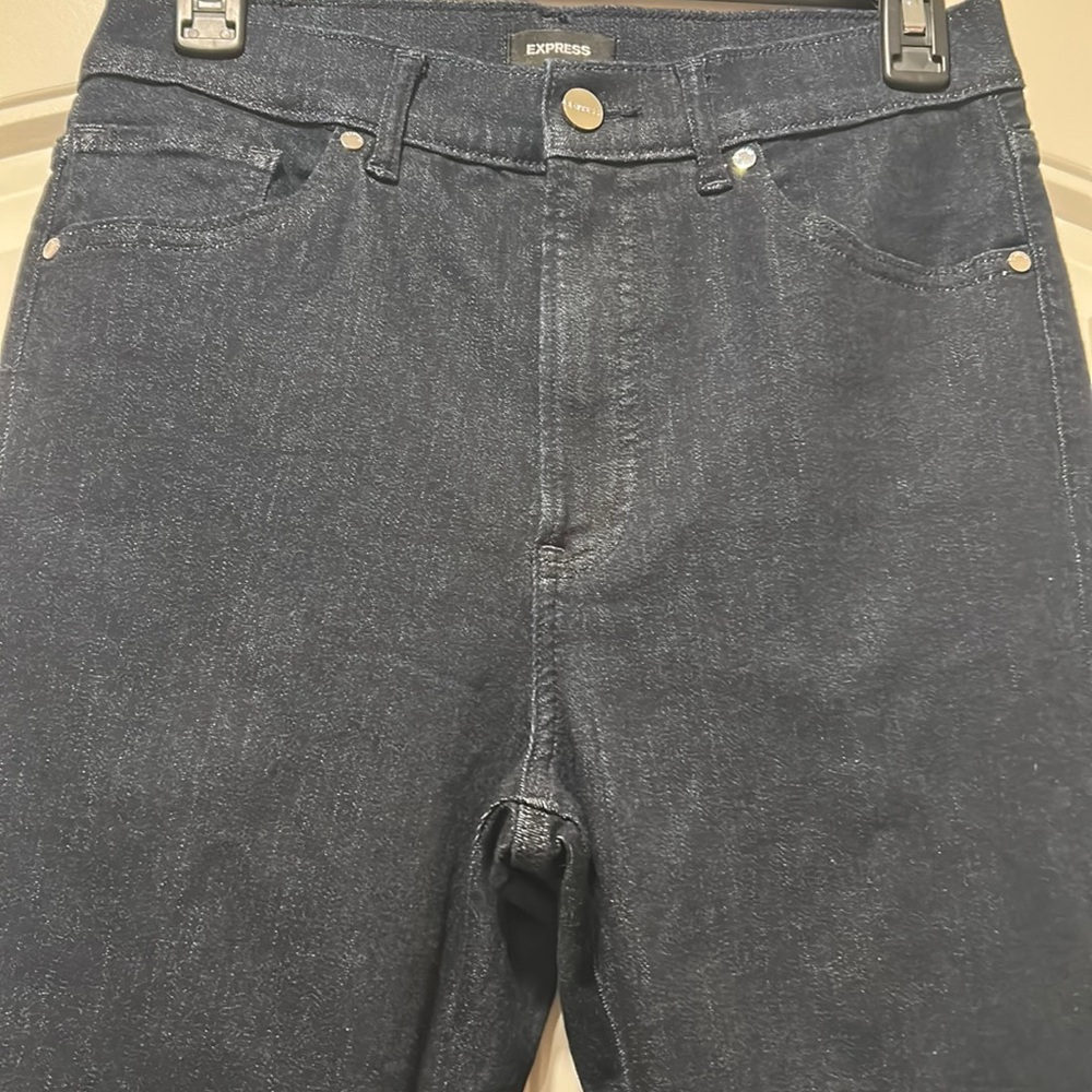 Express high rise bootcut jeans